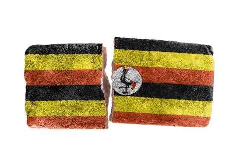 Rough broken brick Ilustración de archivo