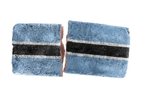 Rough broken brick Ilustración de archivo