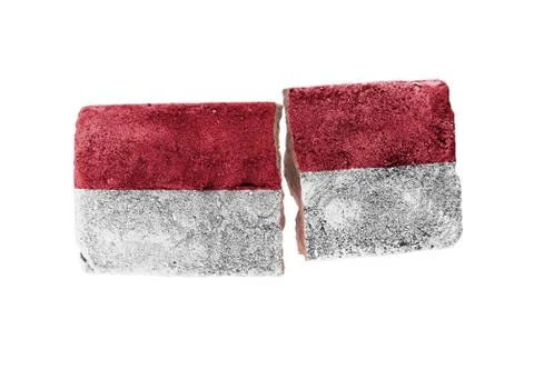 Rough broken brick Ilustración de archivo