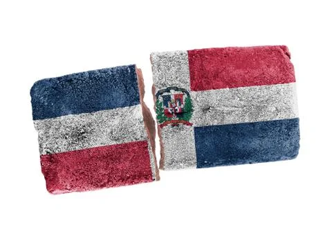 Rough broken brick Ilustración de archivo