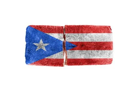 Rough broken brick Ilustración de archivo