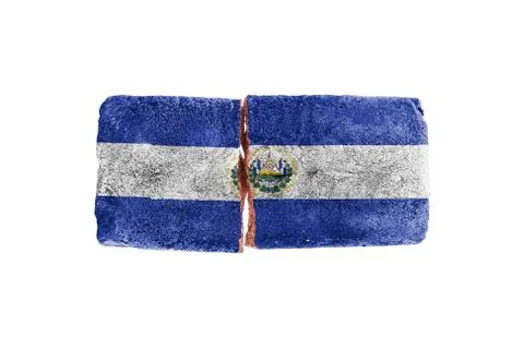 Rough broken brick Ilustración de archivo