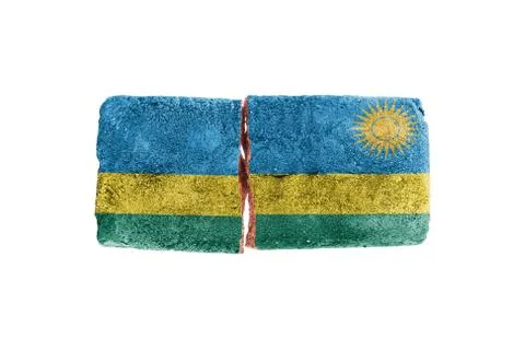 Rough broken brick Ilustración de archivo