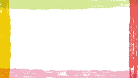 Rough Brushstroke Border Animation 動画素材 309258284