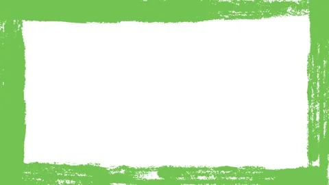 Rough Brushstroke Border Animation 動画素材 309258285