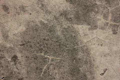 A rough cement floor texture. Old real gray concrete background Stock Photos
