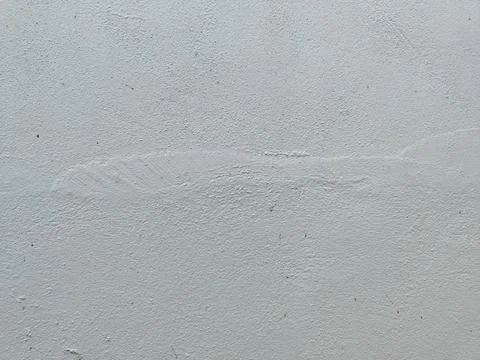 Rough cement wall surface. Painted white. Stock Photos