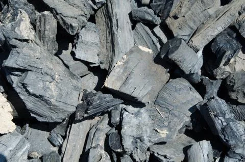 Rough charcoal texture Stock Photos