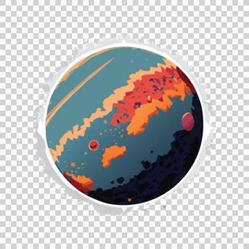 Rough Circular Frame With Stars framing splatters silhouette Stock Illustration