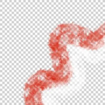 Rough Cloud Brush Wavy Line Indonesia Flag Overlay Stock Illustration