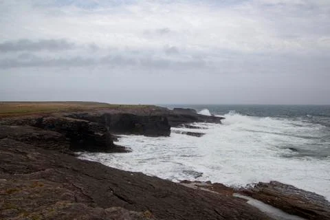 A rough coast Stock Photos