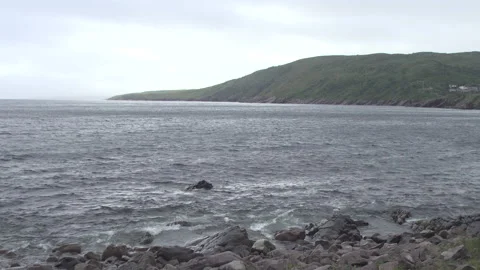 Rough coastline Atlantic Ocean Vídeos de archivo 200508587