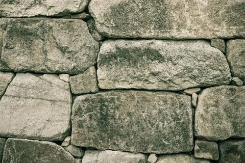 Rough, cold stones. Stock Photos