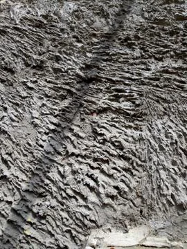 Rough concrete surface on the wall Stock Photos