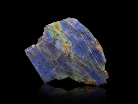 Rough cut labradorite Stock Photos