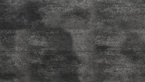 Rough, dark grey concrete surface with horizontal timber form lines Illustrazione stock