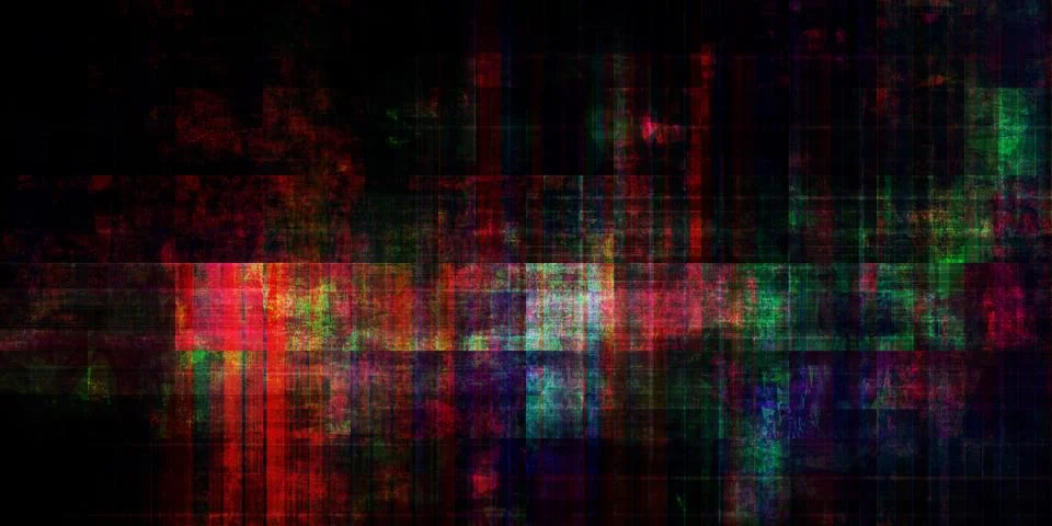 Rough Digital Texture Background For Technical Presentation Stock Illustration