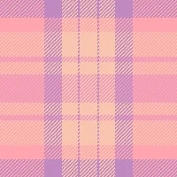 Rough fabric seamless pattern, gift card tartan plaid vector. Canvas textur.. Stock Illustration