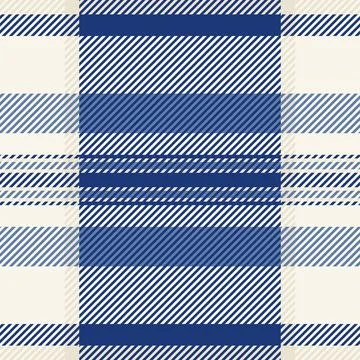 Rough fabric vector background, popular plaid check tartan. Table cloth sea.. Stock Illustration