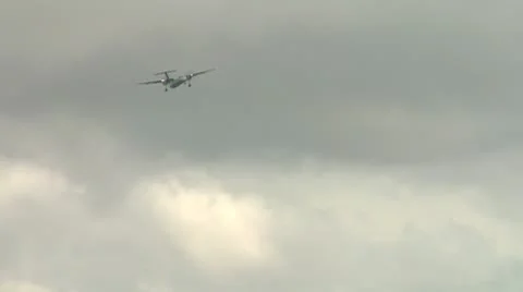 Rough final approach Stock Footage 8983974