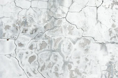 Rough flaking plaster Stock Photos