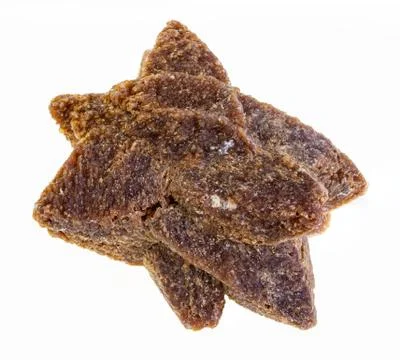 Rough glendonite stone on white Stock Photos