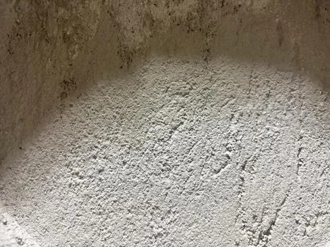 Rough grey concrete powder surface texture with concrete material constructio Stock-Fotos