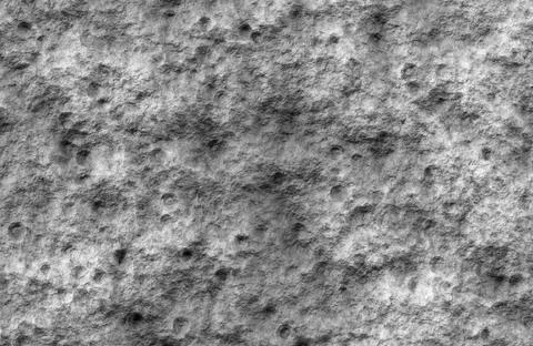 Rough grey rocky surface with craters moon landscape background illustration. Stock Illustration
