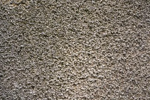 Rough grey stucco wall texture with grainy sand finish and weathered organi.. Stock Photos