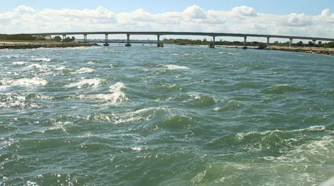 Rough Inlet Stock Footage 611259