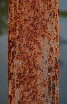 Rough iron decay profile  Stock Photos