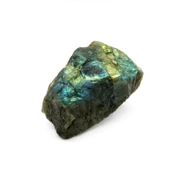 Rough labradorite stone Stock Photos