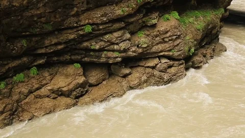 Rough mountain river Stock Footage 79127699