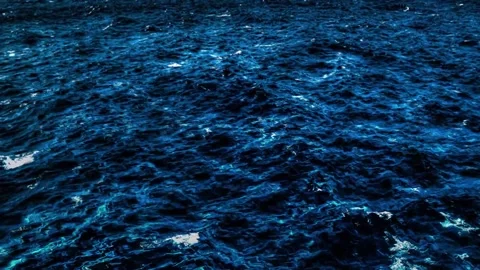 Rough ocean with big waves Stock Footage 220381432