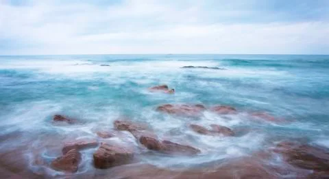 Rough ocean scene Stock Photos