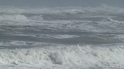 Rough Ocean Waves Stock Footage 7902150
