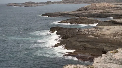 Rough ocean wide Stock Footage 310826539