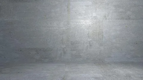 Rough Old Concrete Wall Pattern - Grunge Textured Background Stock Illustration