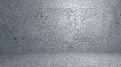 Rough Old Concrete Wall Texture - Grunge Background Stock Illustration