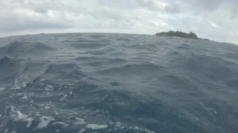 Rough Open Sea Stock Footage 197524915