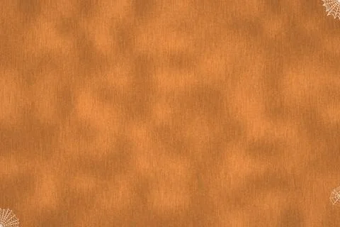 Rough orange texture background with subtle white spider webs on corners fo.. Stock Illustration