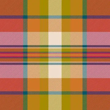 Rough pattern tartan seamless, 30s texture fabric plaid. Gift paper textile.. Stock Illustration