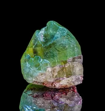 Rough Peridot Foto stock