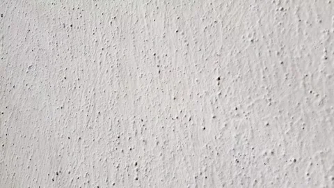 Rough plaster on the wall. Plastered cement wall. Stock Footage 270319350