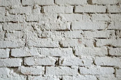 Rough plastered brick wall texture Stock Photos