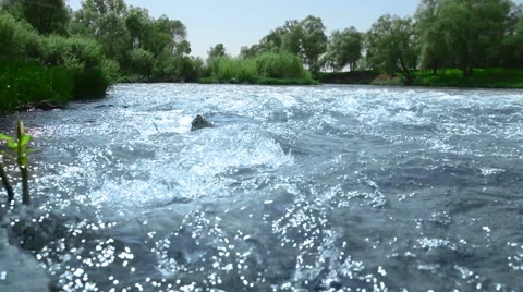 Rough river Stock Footage 50617058