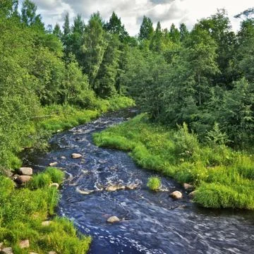 Rough river Stock Photos