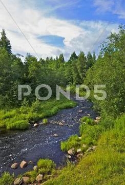 Rough river Stock Photos