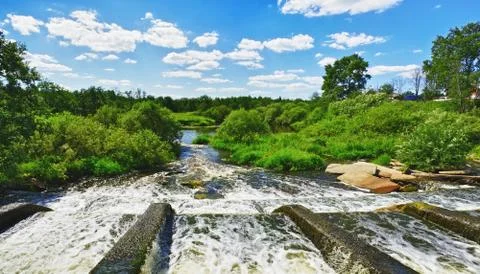 Rough river Stock Photos