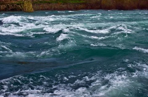 Rough river water Stock Photos